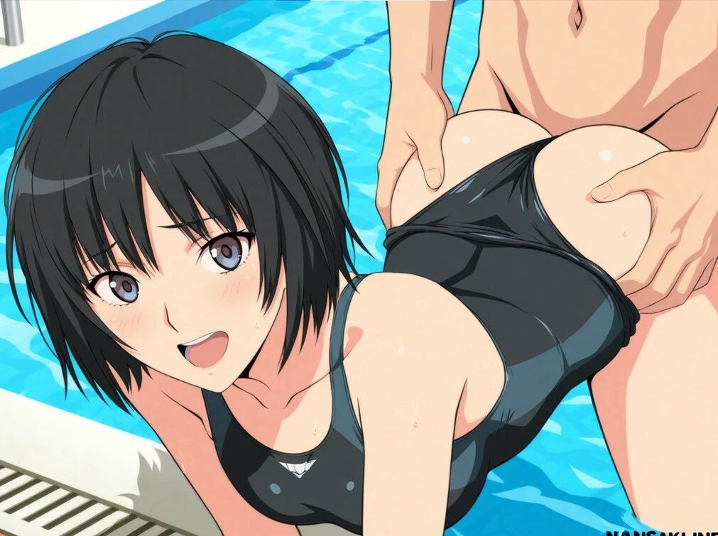 サンプル画像2:水泳部のエースの後輩ヒロインと・・・■妄想彼女(清純少女) [d_665724]