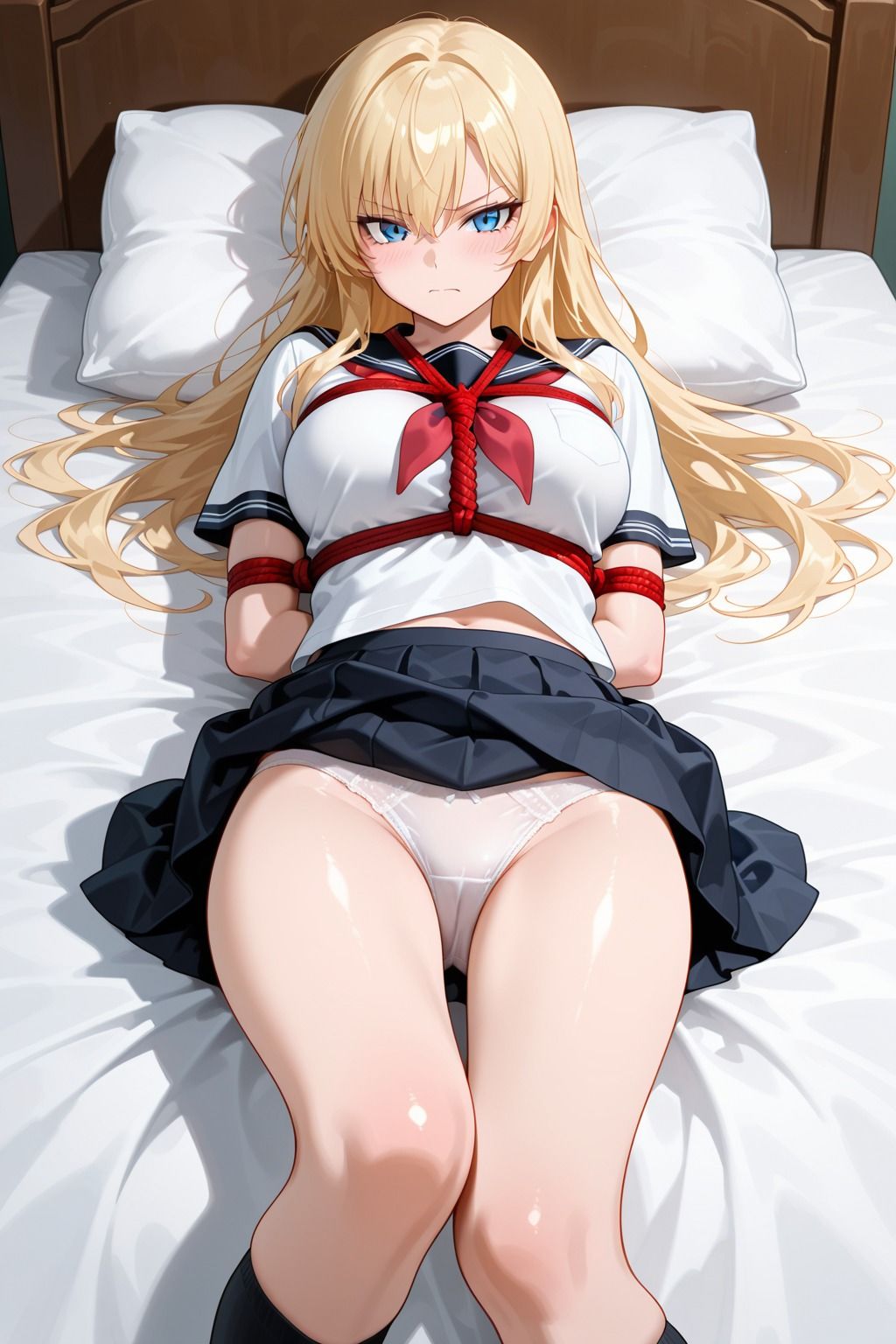 金髪ギャル緊縛快楽堕ち 画像1