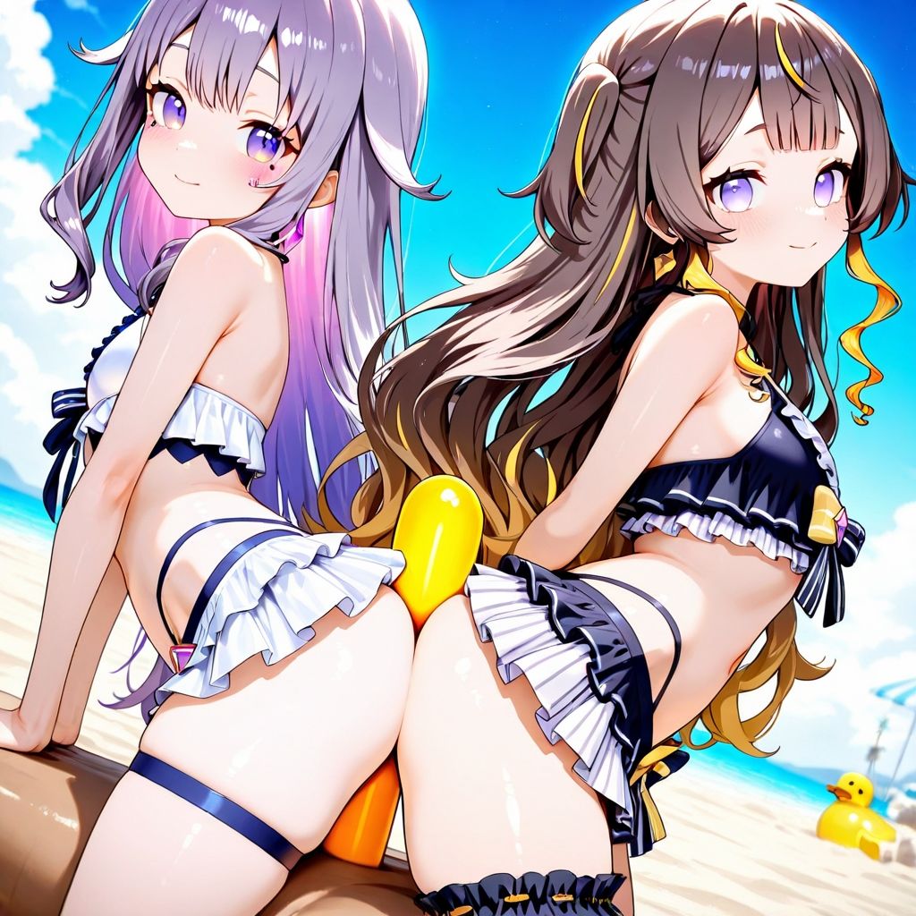 サンプル画像1:ホロライブ尻相撲大会(AIホロアートワークス) [d_665752]