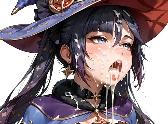 サンプル画像3:No.8_10人の原〇キャラの大量顔射AIイラスト集 100枚(鷲柄カイラのショップ) [d_665831]