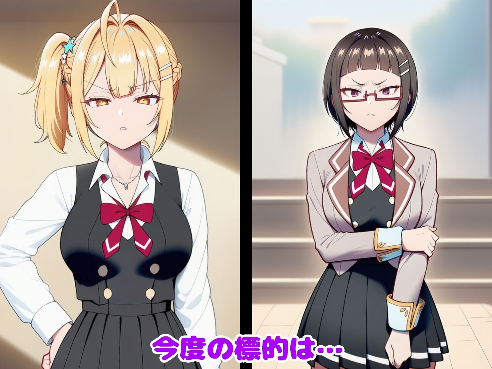 サンプル画像1:キモメンに支配された生徒会2(ルビー) [d_665852]