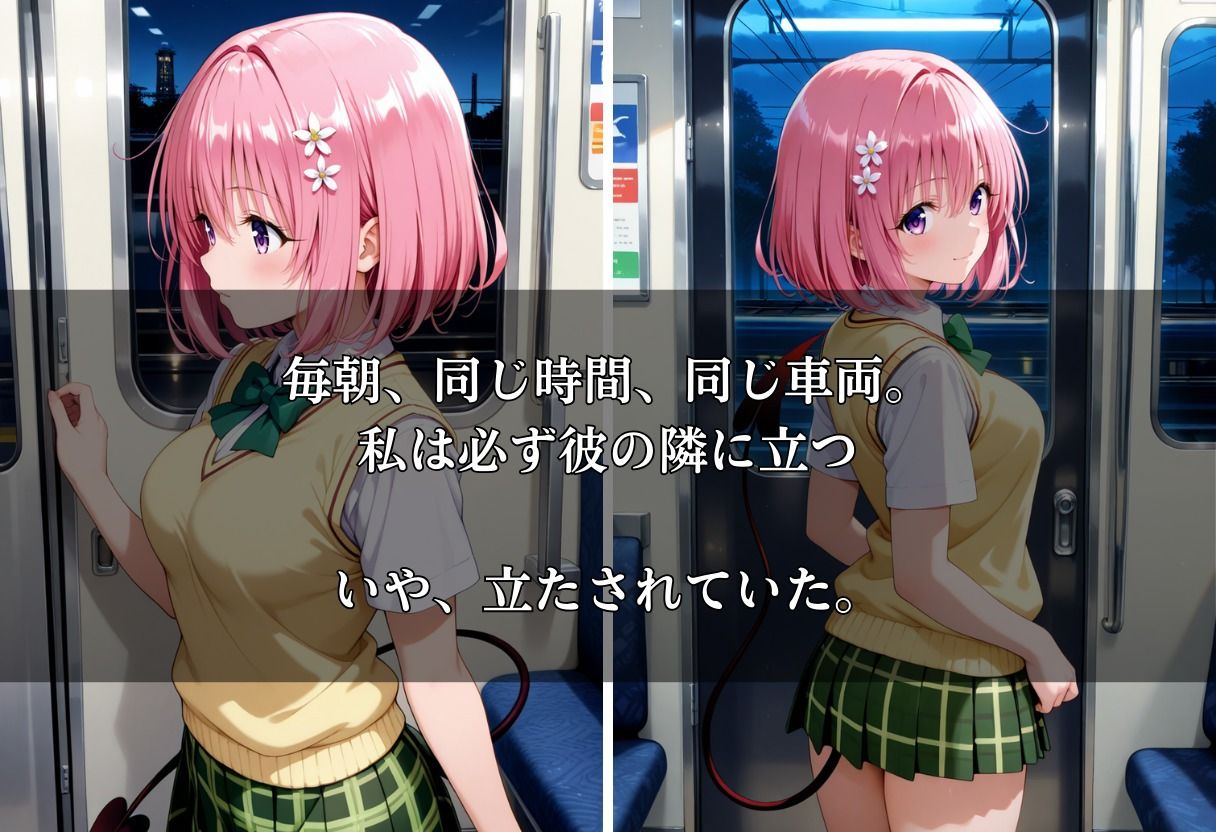 サンプル画像1:通勤電車で犯●れ続け、妊娠した私 〜モモ・ベリア・デビルーク〜(MSD-Fusion) [d_665857]