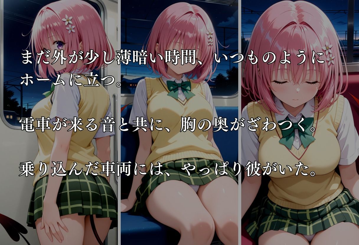 サンプル画像2:通勤電車で犯●れ続け、妊娠した私 〜モモ・ベリア・デビルーク〜(MSD-Fusion) [d_665857]