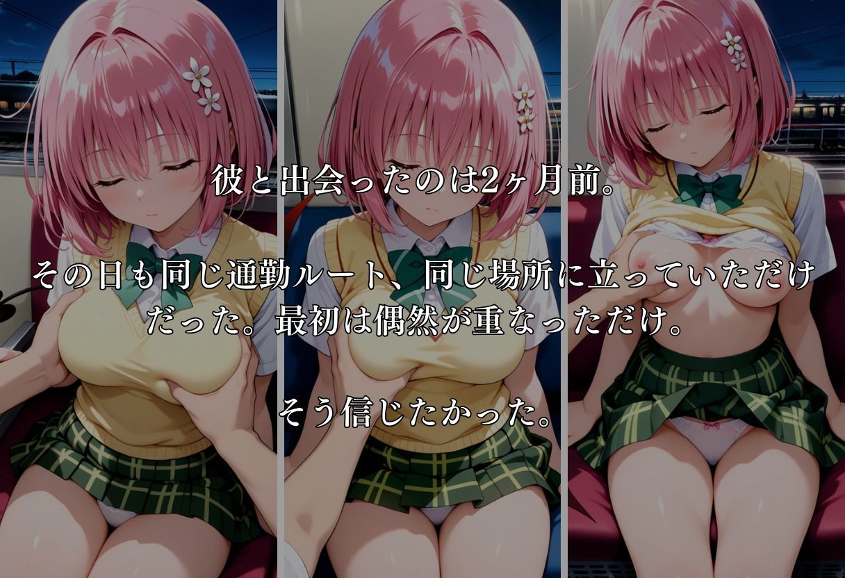 サンプル画像4:通勤電車で犯●れ続け、妊娠した私 〜モモ・ベリア・デビルーク〜(MSD-Fusion) [d_665857]