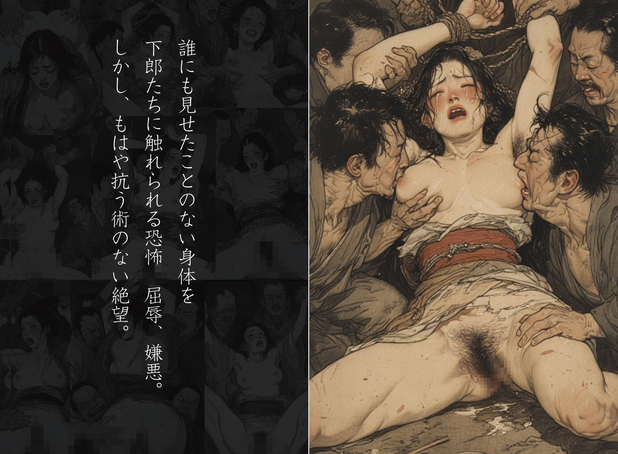 サンプル画像3:凌●夜話 Vol.1「今夜、高貴な女を犯りたい。」(たまたま工房) [d_665899]