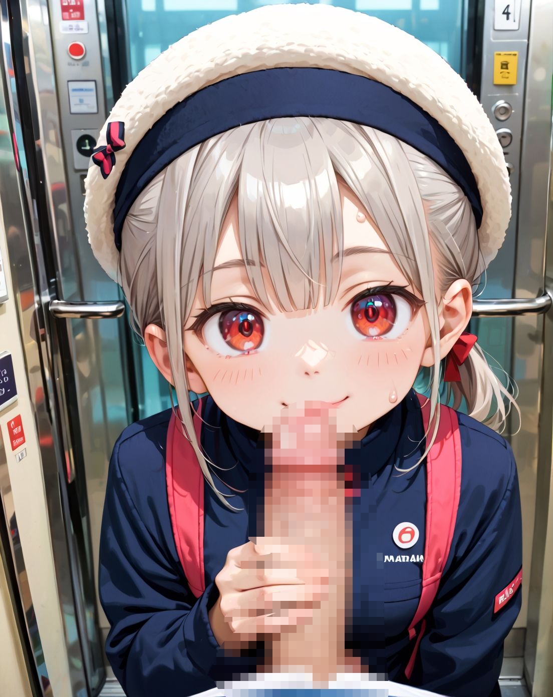 サンプル画像4:出会って5秒で密室ラブ 平成エレベーターガールpart.4(プリズムK) [d_665930]