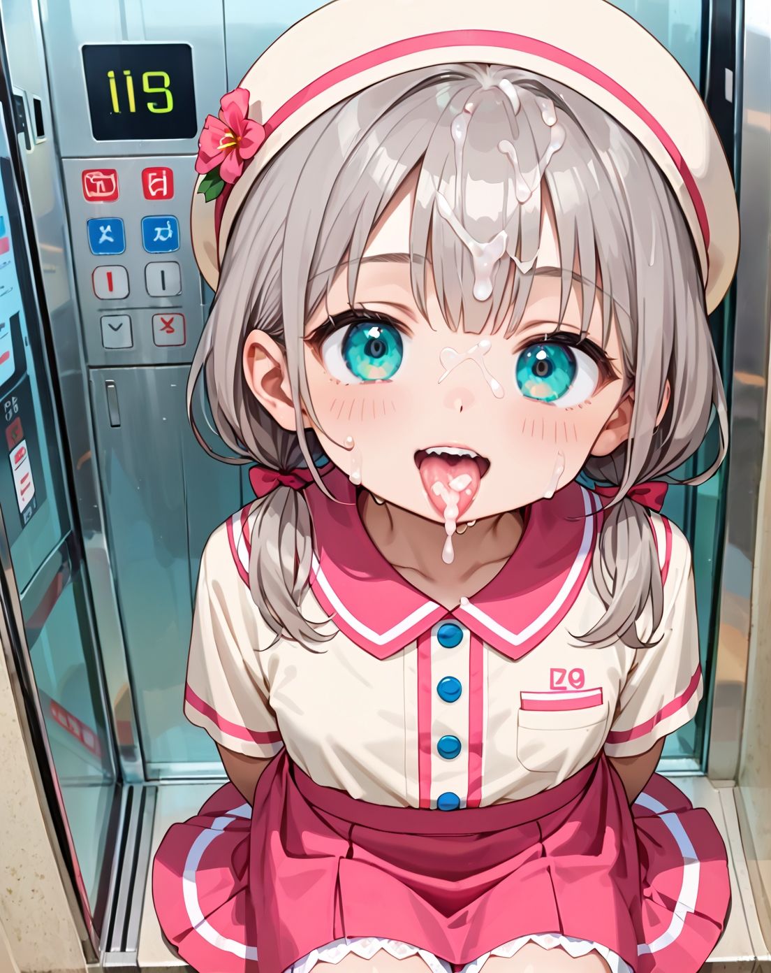 サンプル画像1:出会って5秒で密室ラブ 平成エレベーターガールpart.5(プリズムK) [d_665932]