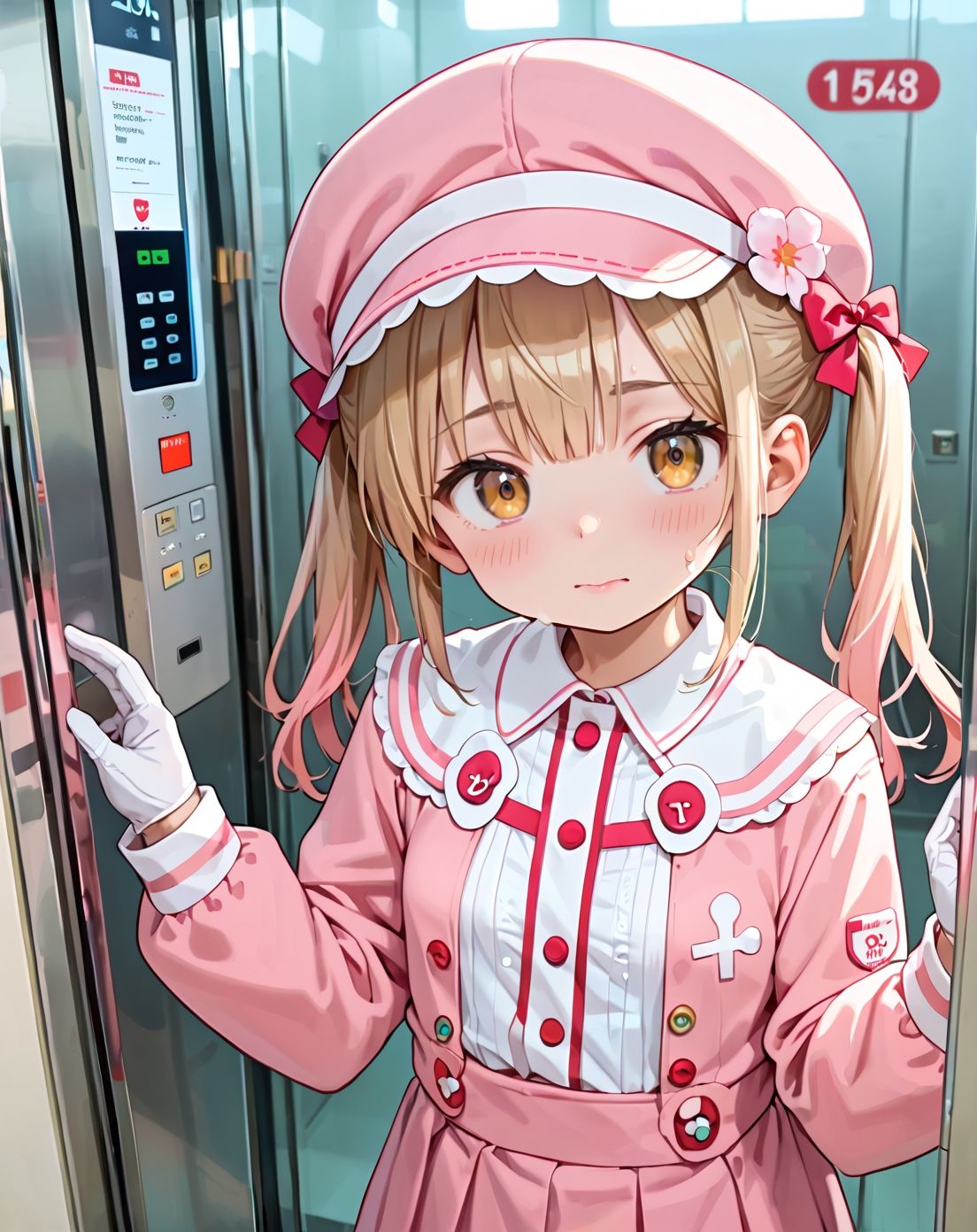 サンプル画像3:出会って5秒で密室ラブ 平成エレベーターガールpart.5(プリズムK) [d_665932]