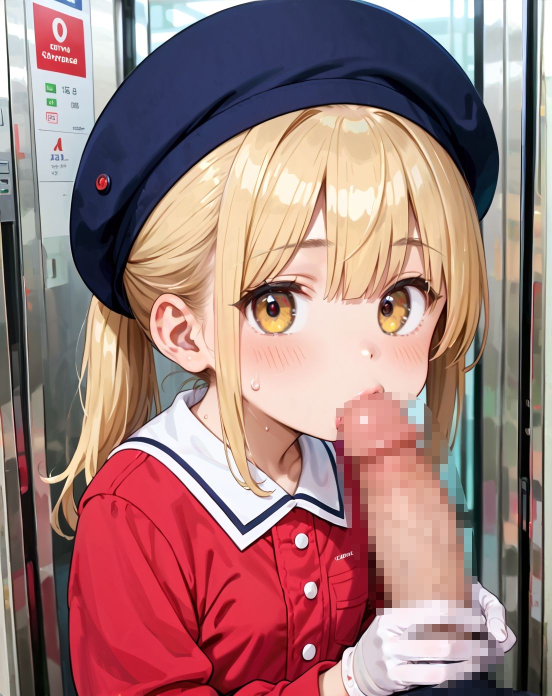 サンプル画像6:出会って5秒で密室ラブ 平成エレベーターガールpart.5(プリズムK) [d_665932]