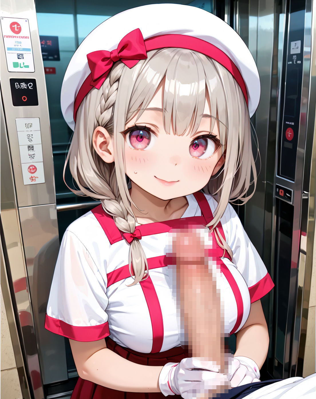 サンプル画像3:出会って5秒で密室ラブ 平成エレベーターガールpart.6(プリズムK) [d_665934]