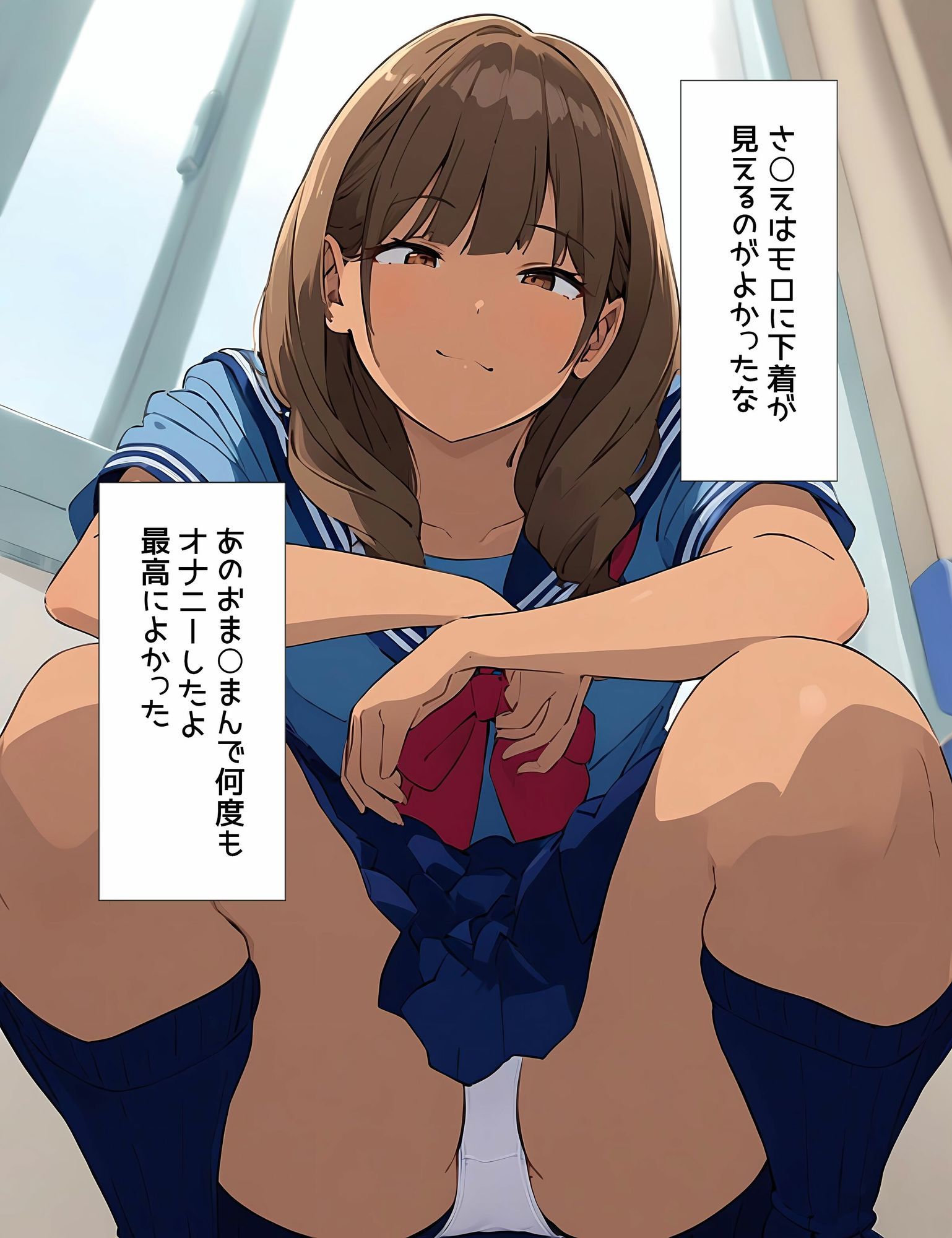 サンプル画像3:僕は徹底的にしゃがみパンチラを愛している(日替わりさん) [d_665936]