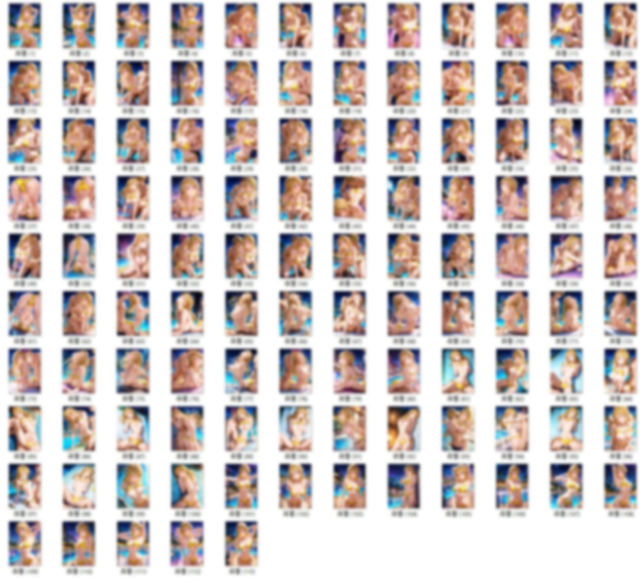 サンプル画像1:森〇  黄色ビキニでナイトプール(HKMアート) [d_665993]