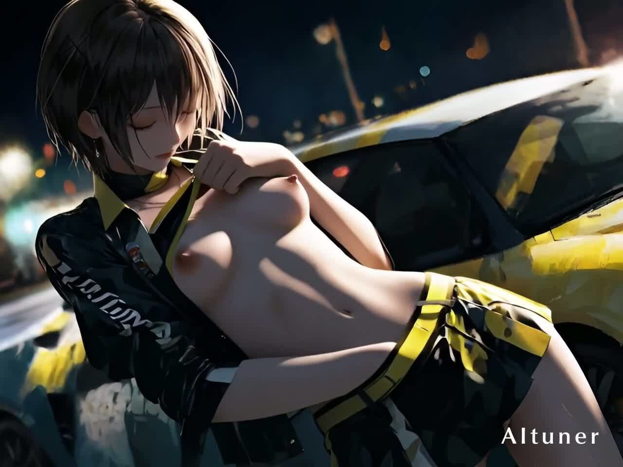 サンプル画像6:【26分HD】曇りガラスとピットライトの狭間、彼女は夜に身を委ねる――明日を拒む、ただ一つのラップ。(AItuner) [d_666082]