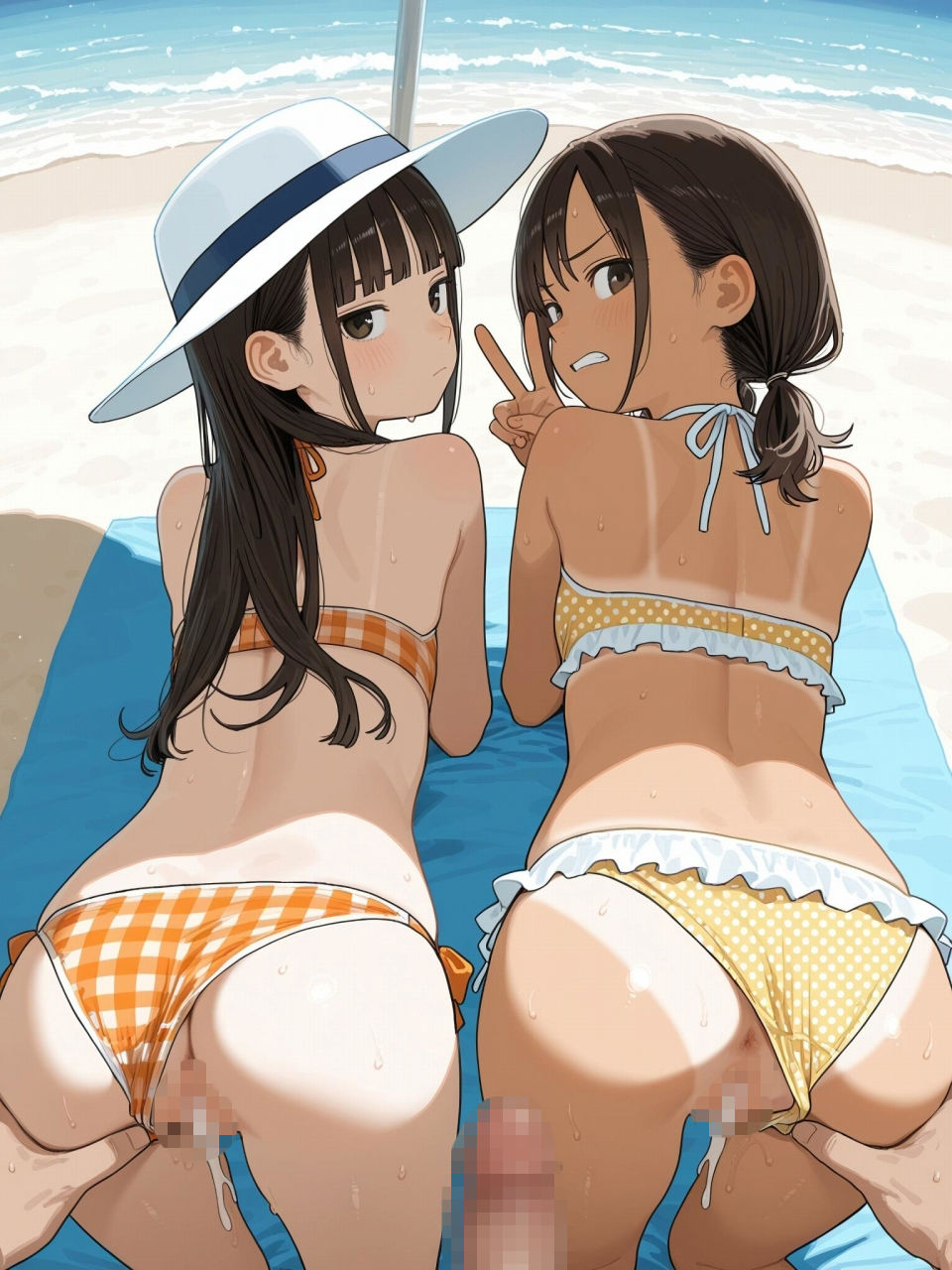 サンプル画像6:水泳部大会お疲れ合宿(ジャングルジム) [d_666158]