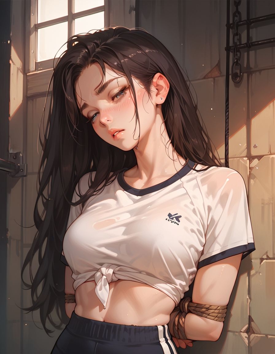 サンプル画像1:女子校生調教図鑑（体操着乳首調教）1(同人集団とるとれす) [d_666197]