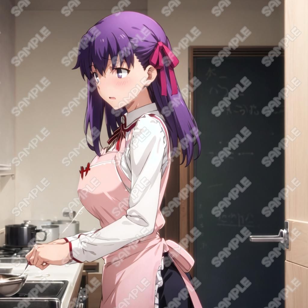 サンプル画像3:キャラフェチ  Eカップの後輩  着衣巨乳編＋立ちバック編＋フェラ編(フェチ工房) [d_666209]