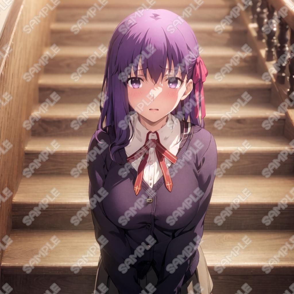 サンプル画像5:キャラフェチ  Eカップの後輩  着衣巨乳編＋立ちバック編＋フェラ編(フェチ工房) [d_666209]