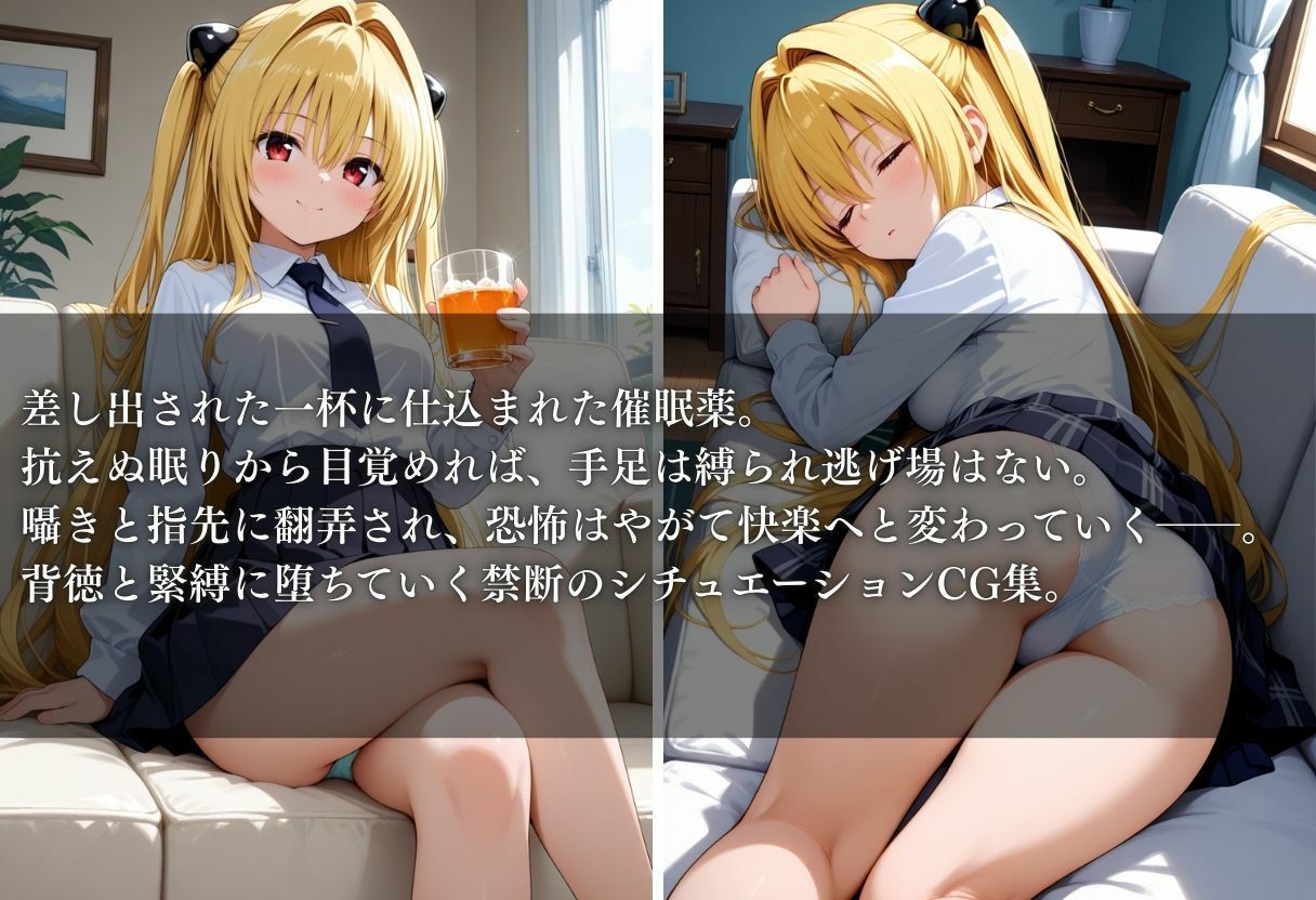 薬で眠らされて犯●れる話 File No.2金色の闇 画像1