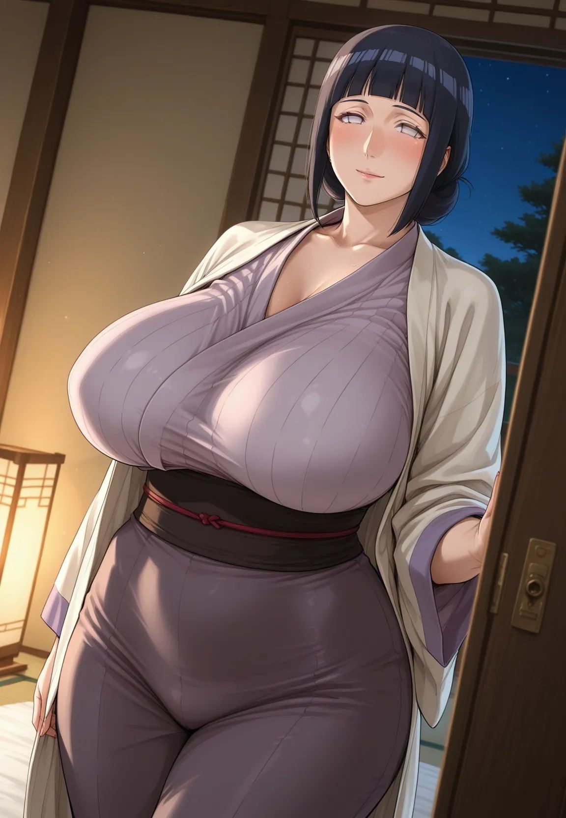 日向ヒナタ  ムチムチな年上女性とお泊りえっち 画像1