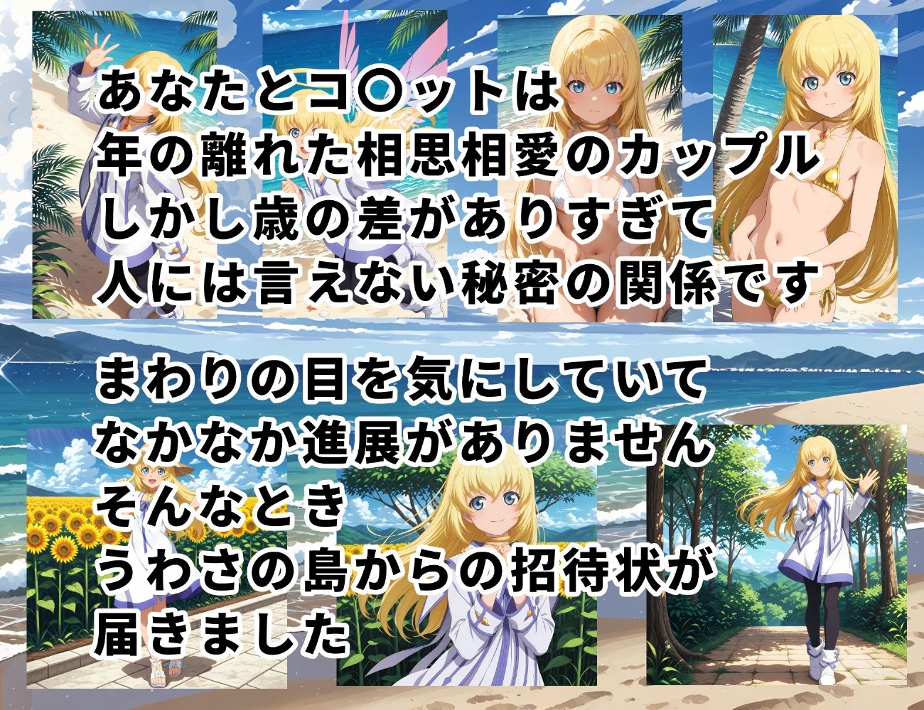子作りリゾートアイランド〜コ〇ット編〜 ムキュっと エロ画像3