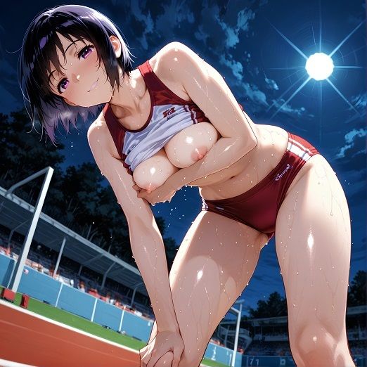 スポーツ女子セクシーイラスト集『女子陸上選手上原由紀奈』 画像7