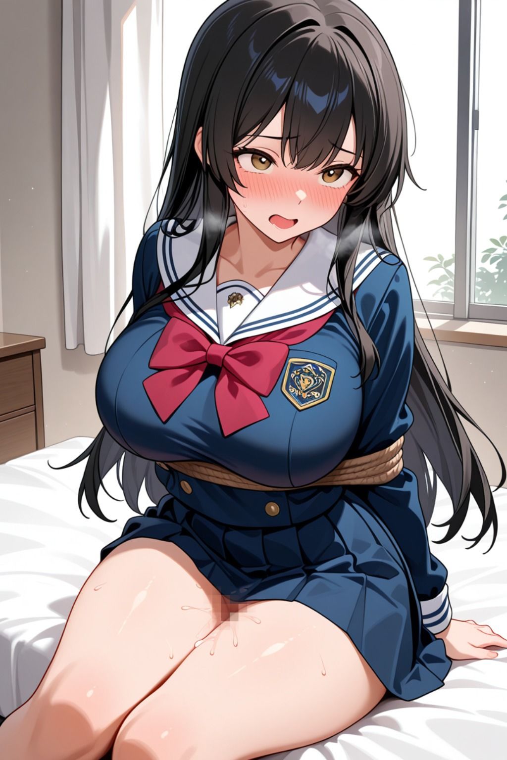 サンプル画像2:童顔後輩を性指導  放課後に後輩の家で何度も中出しでイキ狂い(こひつじスタジオ) [d_666538]