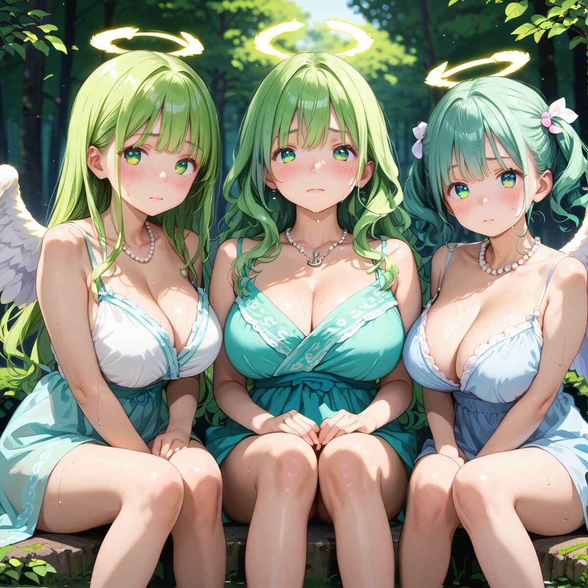 サンプル画像3:俺の願いを叶える、可愛い天使ちゃん〜無知な君のエッチなお願いを〜【厳選CG200枚】(女神プロダクション) [d_666568]