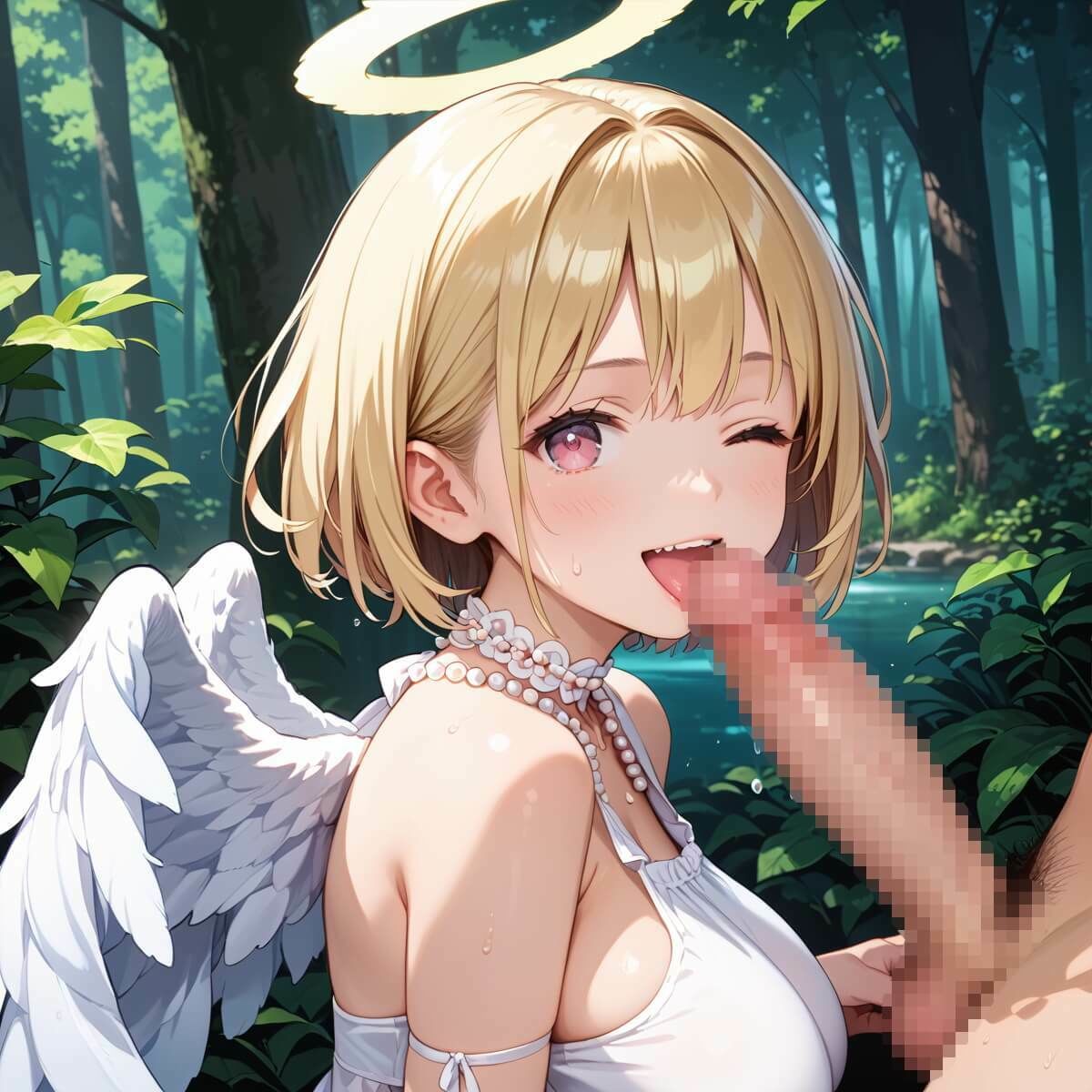 サンプル画像2:俺の願いを叶える、可愛い天使ちゃん〜無知な君のエッチなお願いを〜2【厳選CG200枚】(女神プロダクション) [d_666571]