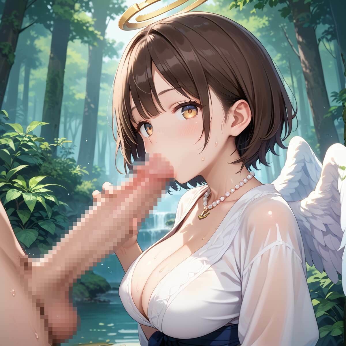 サンプル画像2:俺の願いを叶える、可愛い天使ちゃん〜無知な君のエッチなお願いを〜7【厳選CG200枚】(女神プロダクション) [d_666595]