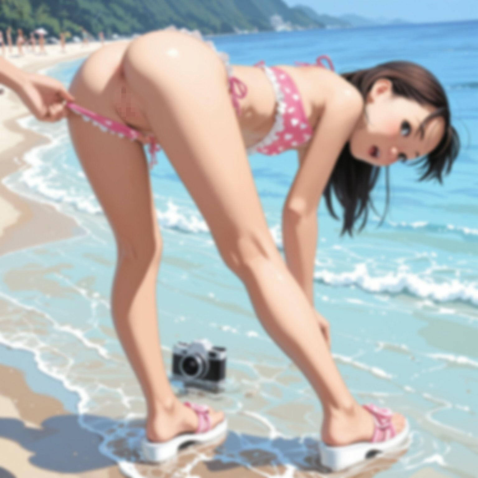 ピュアな水着の撮影記録 2つるぺたビーチ編（302枚） サンプル画像 5