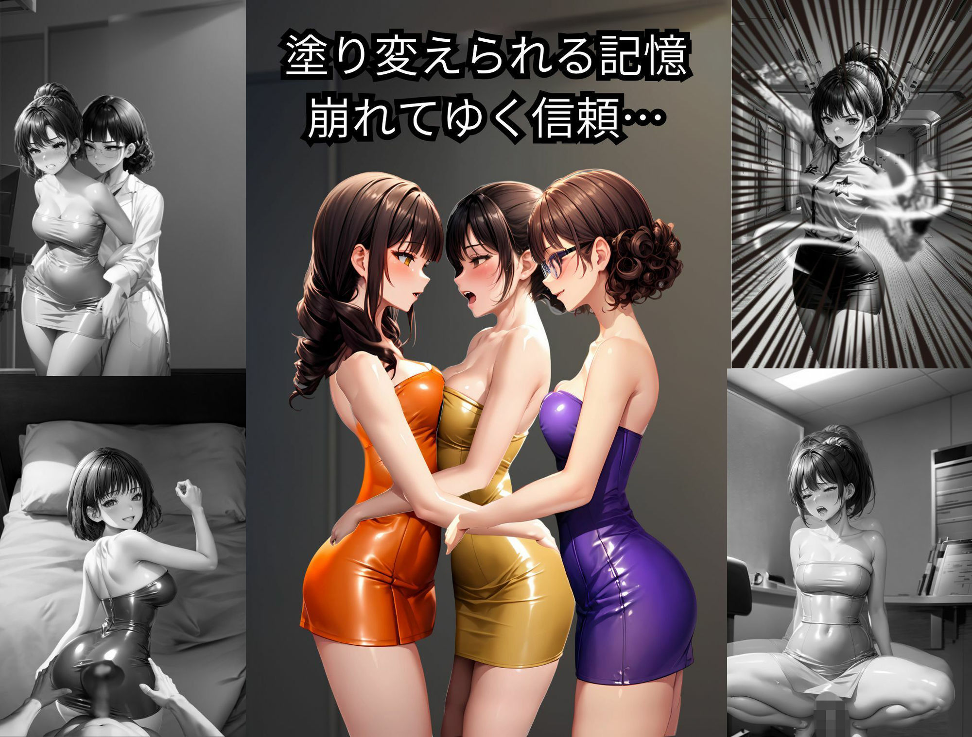 サンプル画像1:ラピスレンジャー 〜ボディコン洗脳の恐怖〜 VOL.4(狂い咲花屋敷) [d_666724]