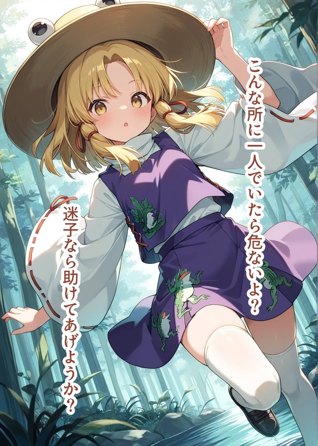 サンプル画像1:東方交尾録〜洩矢諏訪子編〜(東方FAP) [d_666754]