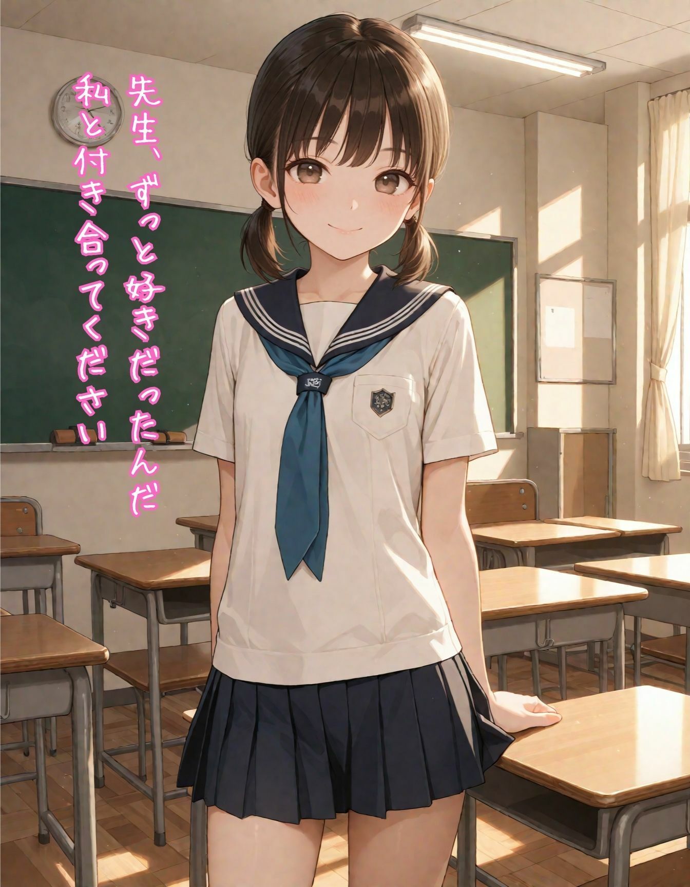 私立女子校の放課後貧乳ちっぱいの誘惑 えいあい屋 エロ画像2