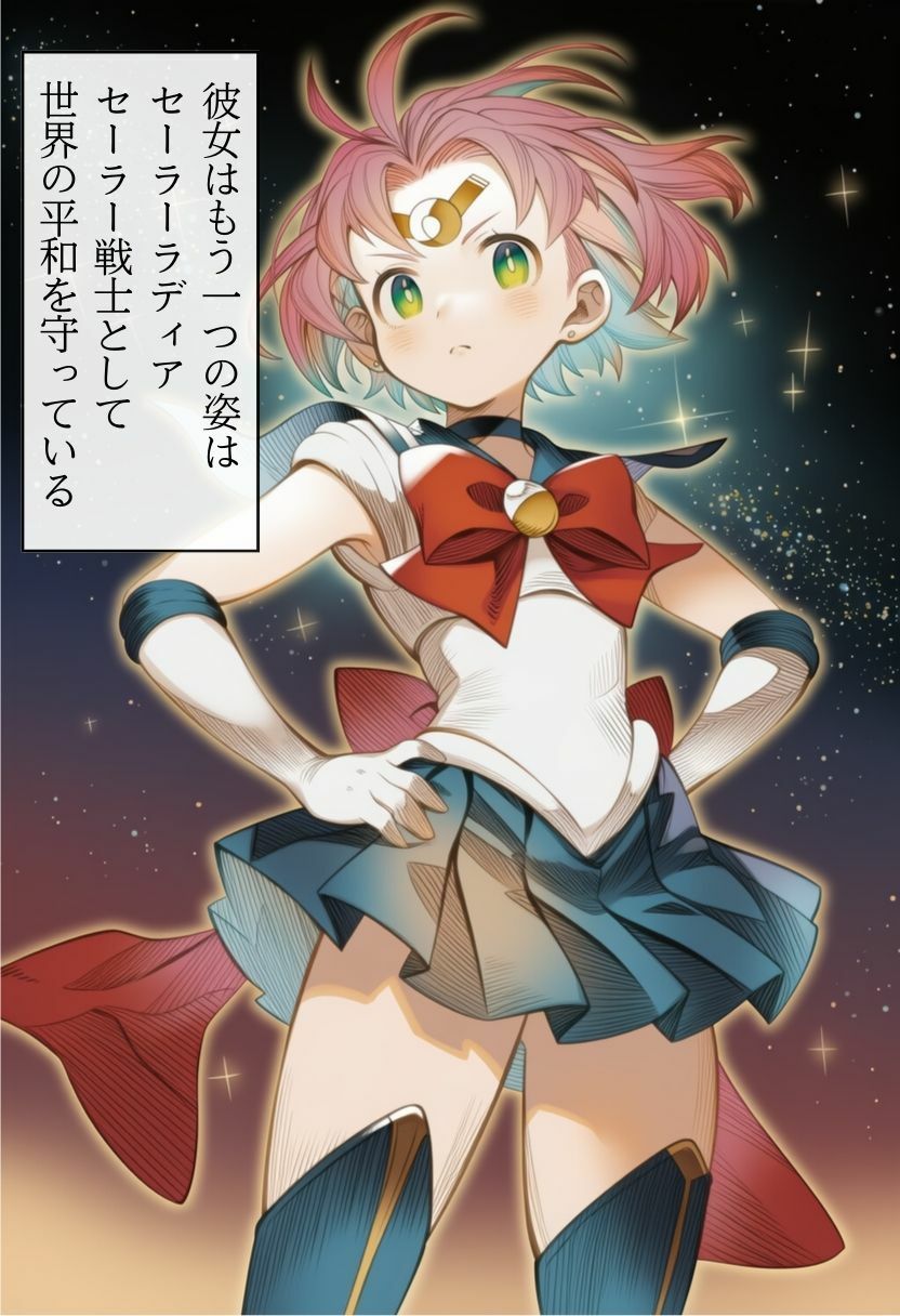 サンプル画像4:ヒロイン討伐No，2 セーラーラディア(れい@AIフェチ絵) [d_666809]