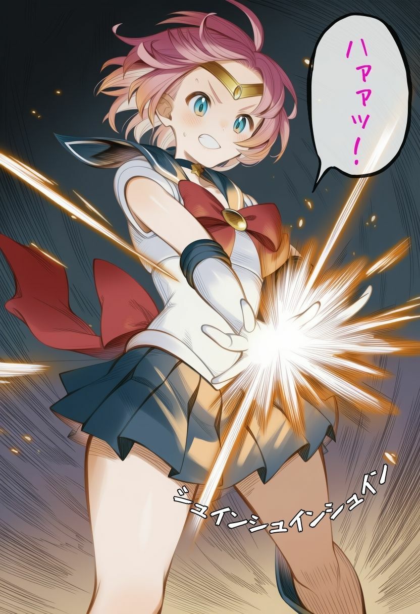 サンプル画像5:ヒロイン討伐No，2 セーラーラディア(れい@AIフェチ絵) [d_666809]