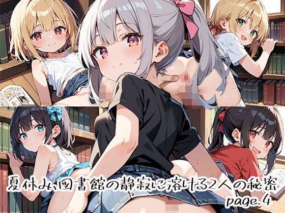 夏休み、図書館の静寂に溶ける2人の秘密page.4【プリズムK】