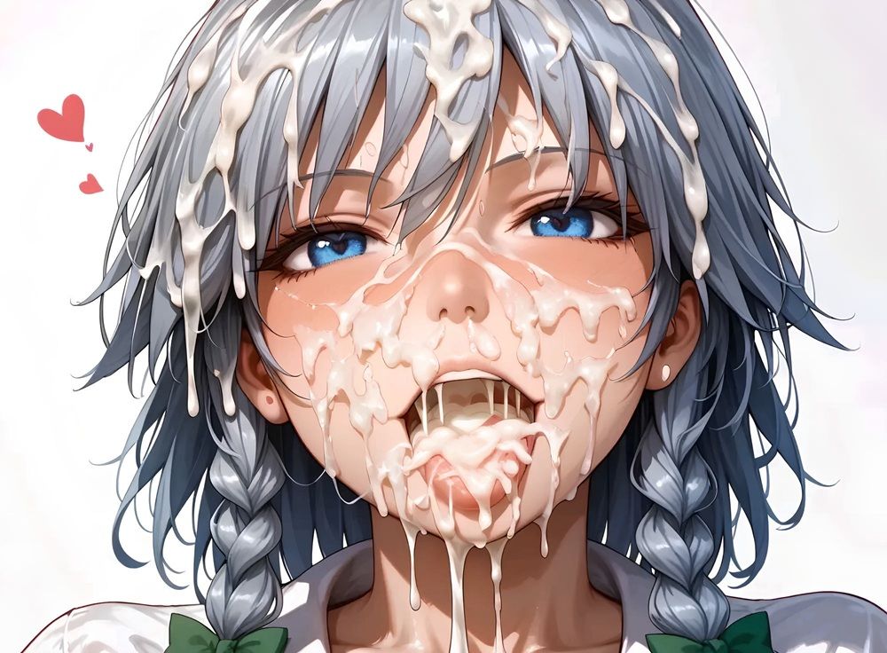 サンプル画像1:No.20_紅魔組の大量顔射AIイラスト集 100枚(鷲柄カイラのショップ) [d_666866]