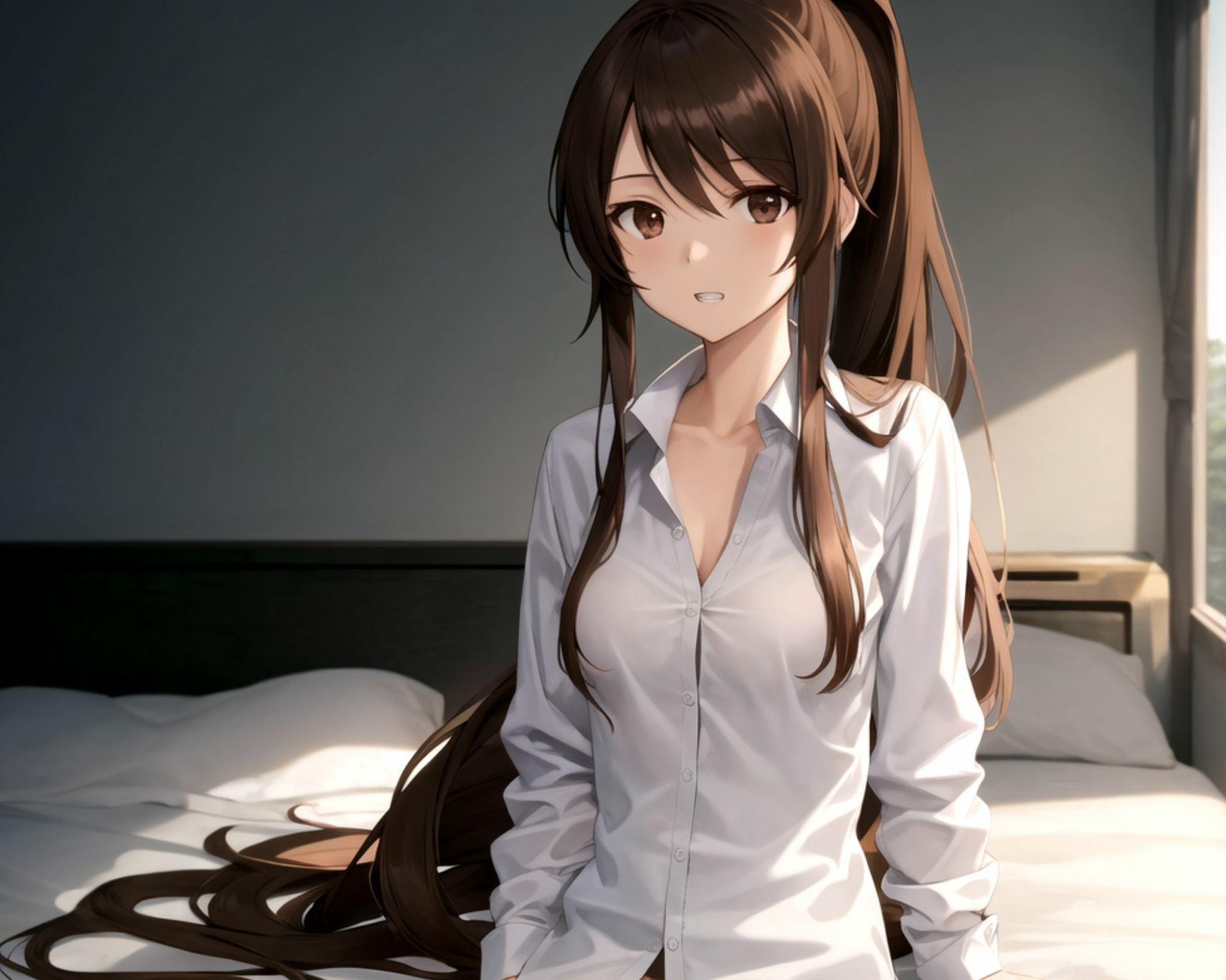 朝勃ちヒ?ンヒ?ンな僕のチ○ホ?て?イキまくる彼女 画像7