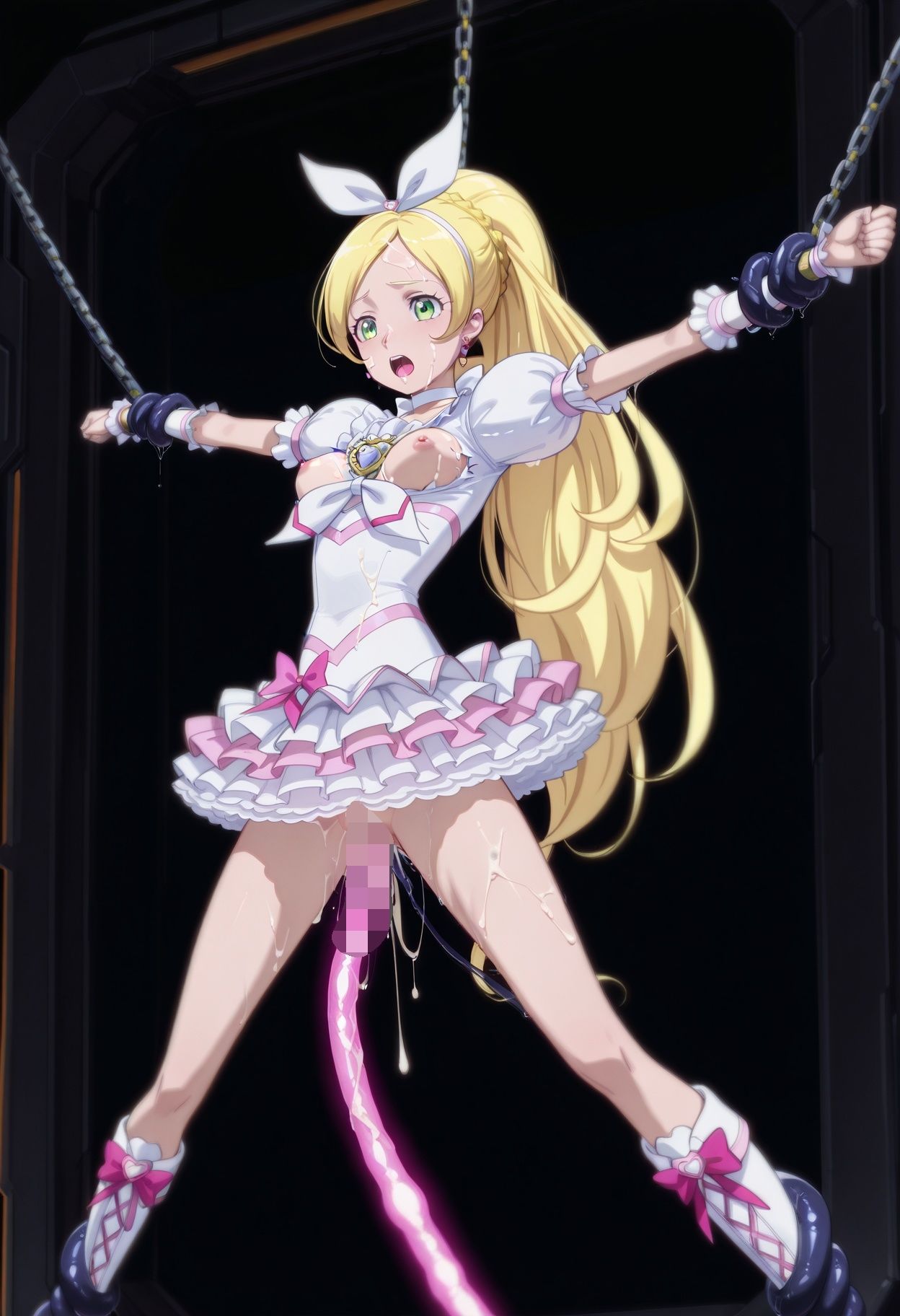 サンプル画像2:甘々魔法少女触手陥落(ひめらぎ工房) [d_666913]