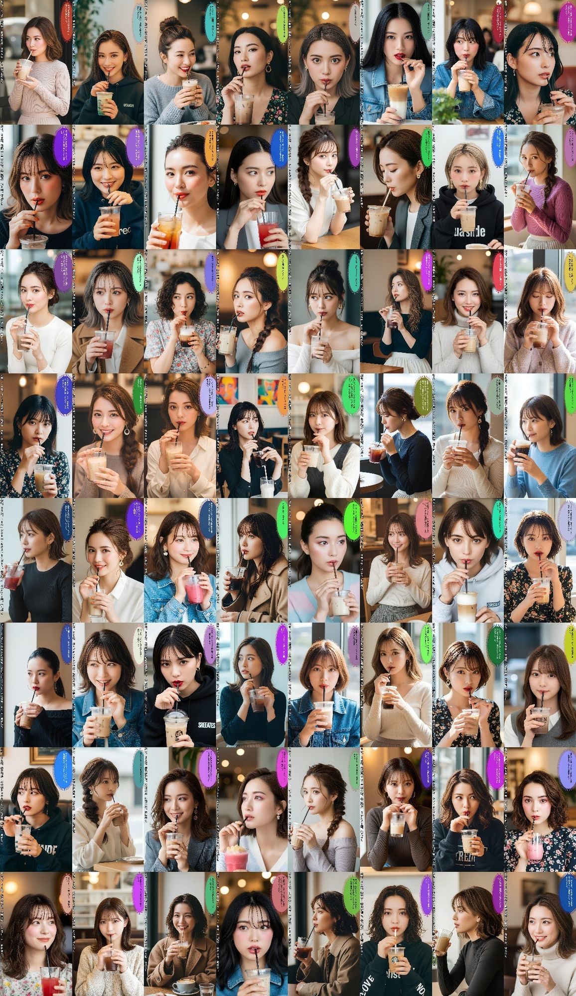 カフェ店員の隠し撮り写真 〜美人の唇とストロー〜 画像8