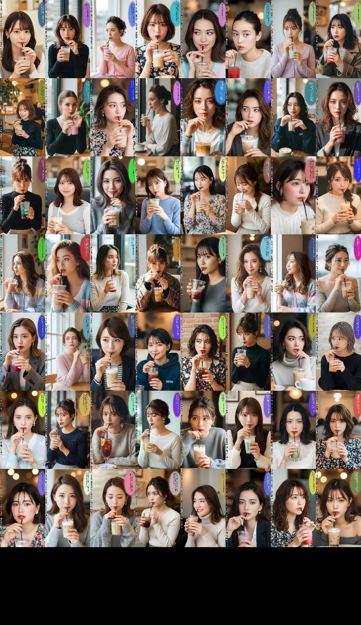 カフェ店員の隠し撮り写真 〜美人の唇とストロー〜 画像10