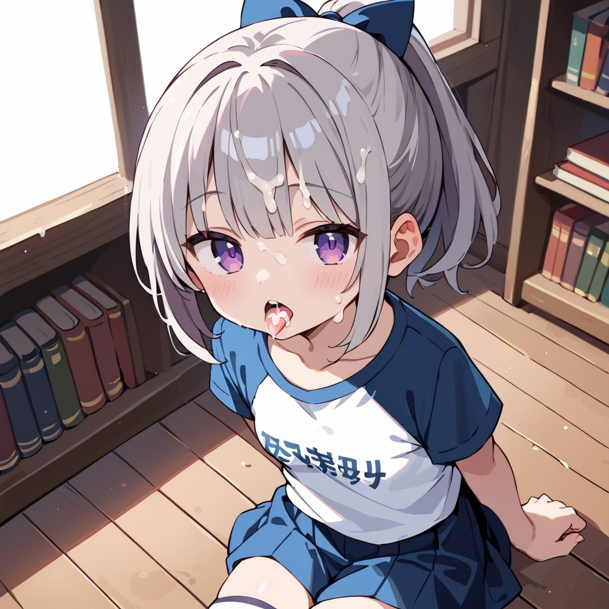 夏休み、図書館の静寂に溶ける2人の秘密page.8 画像7