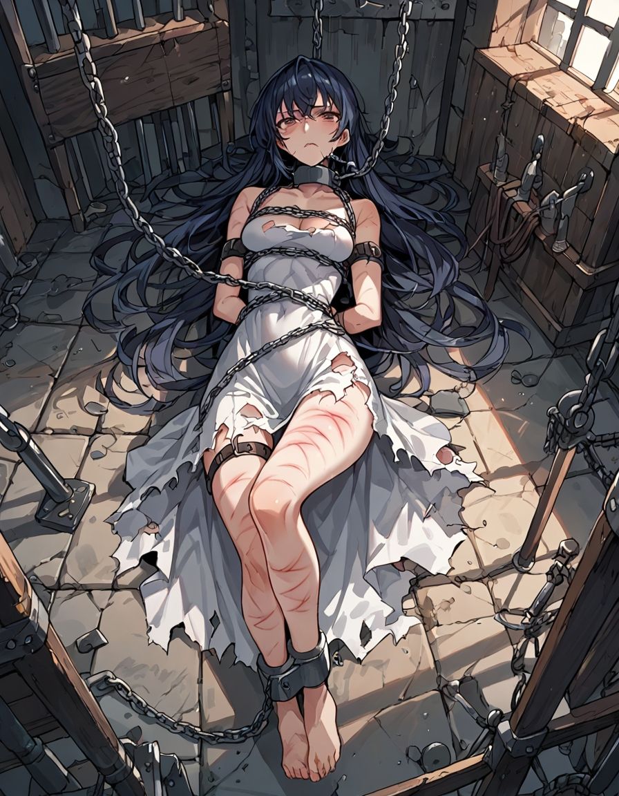 サンプル画像1:拷問図鑑1（鉄鎖拷問）(同人集団とるとれす) [d_666994]