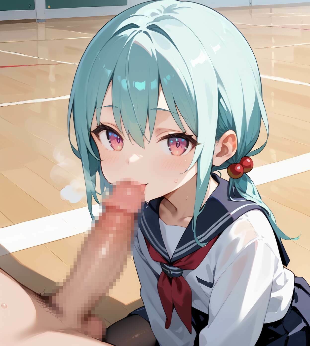 サンプル画像6:ちっぱい娘と隠れて体育館で・230枚(セイウチ芸人) [d_667041]