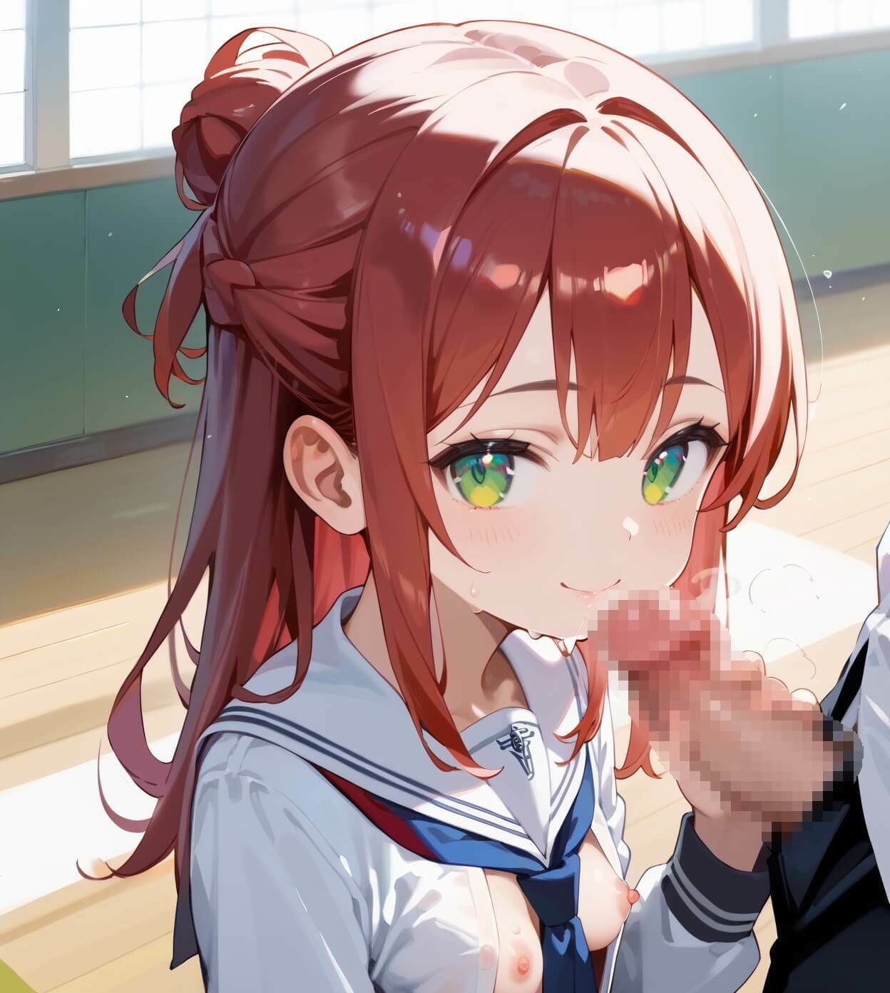 サンプル画像3:ちっぱい娘と隠れて体育館で6・230枚(セイウチ芸人) [d_667061]