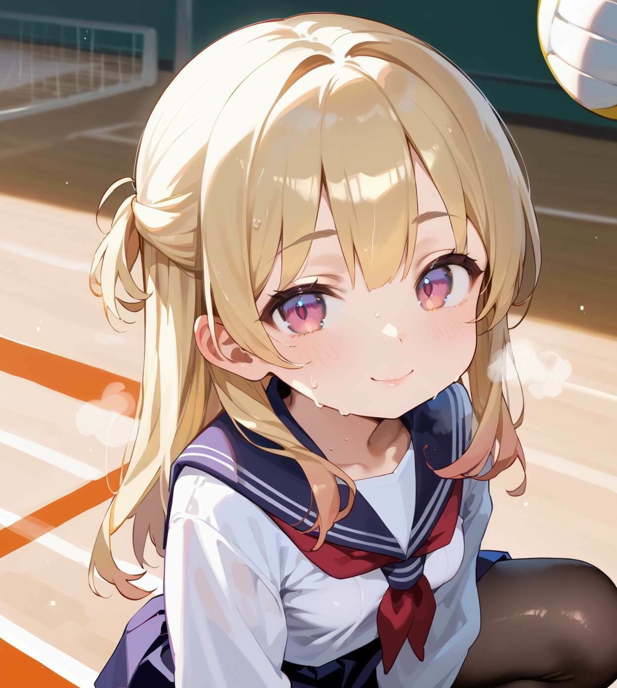 サンプル画像6:ちっぱい娘と隠れて体育館で6・230枚(セイウチ芸人) [d_667061]