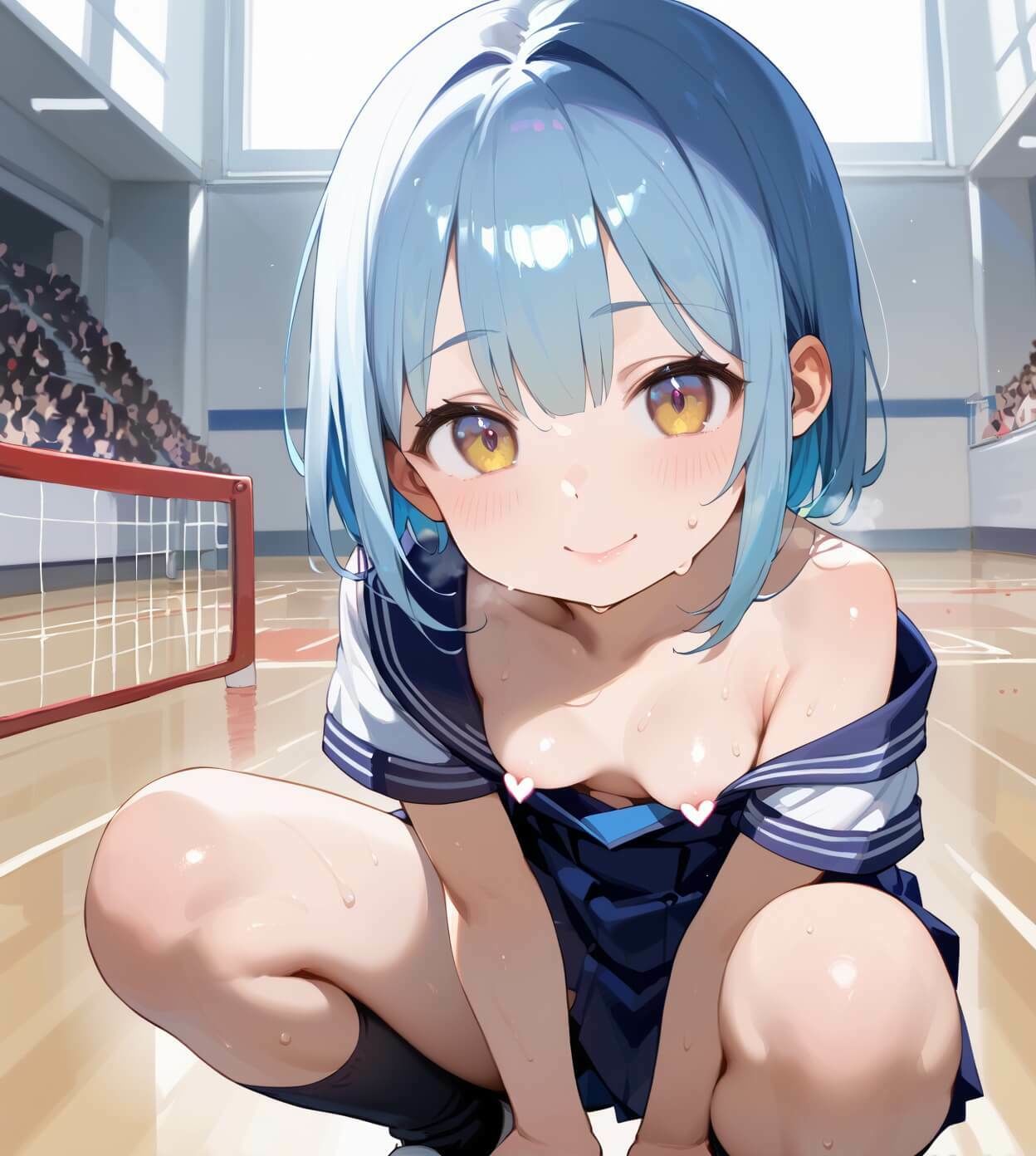 ちっぱい娘と隠れて体育館で6・230枚 画像10