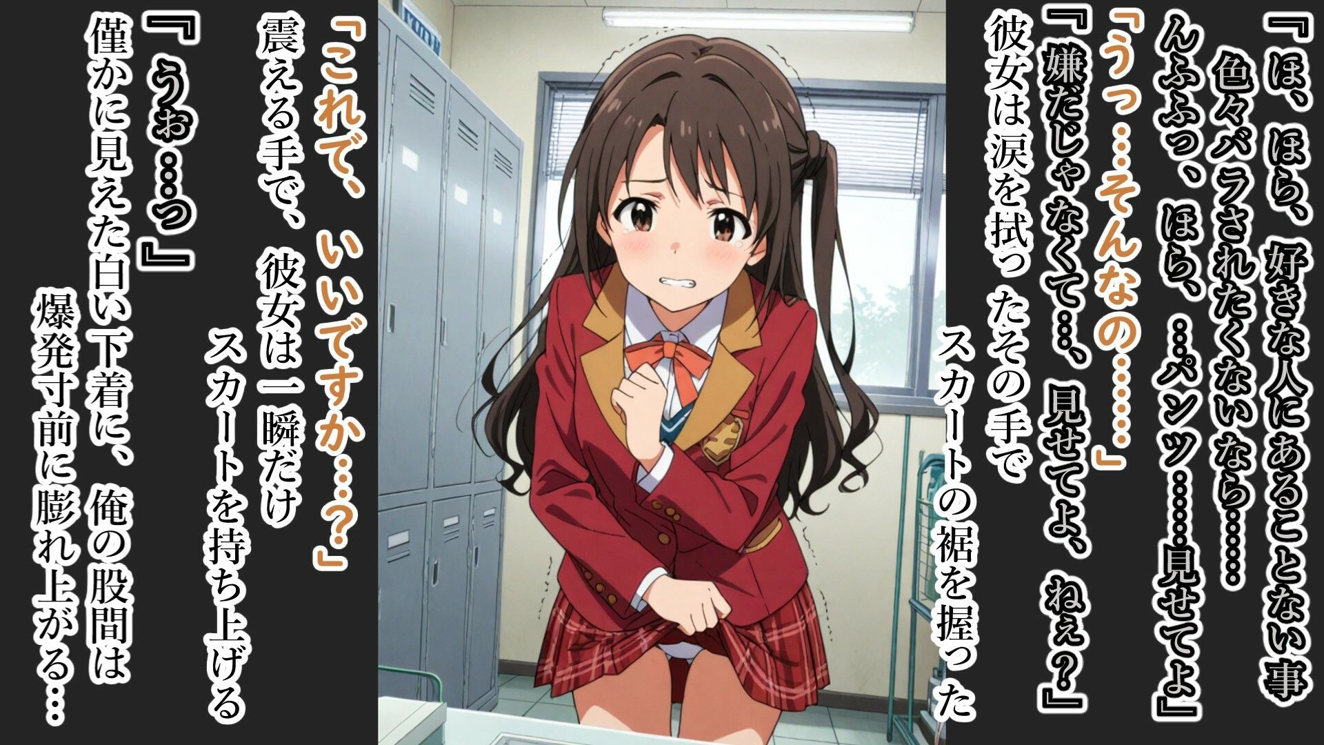 サンプル画像1:島村卯月の脱衣命令(張りぼて) [d_667247]