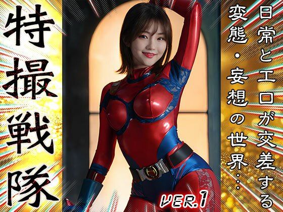 サンプル画像1:【 AIスナップ写真集 】特撮戦隊 1(女体天国) [d_667334]