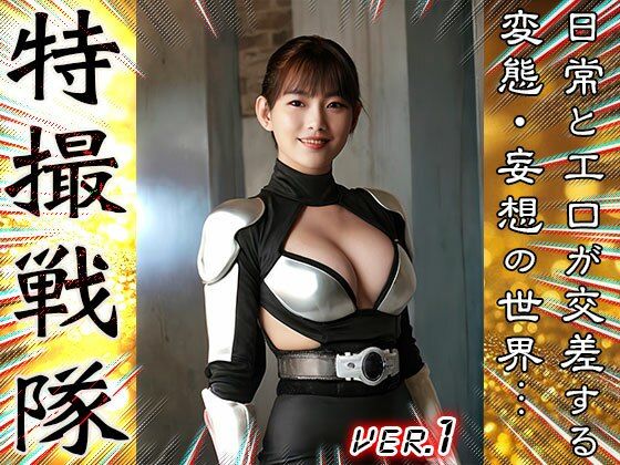 サンプル画像6:【 AIスナップ写真集 】特撮戦隊 1(女体天国) [d_667334]